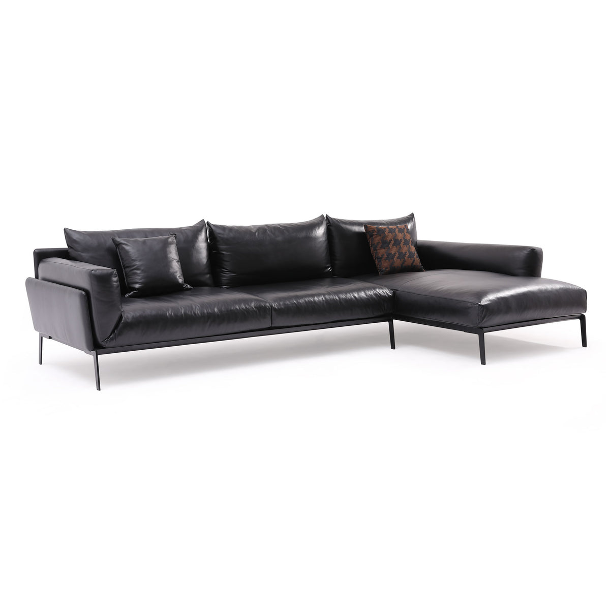 Lungo Sectional Genuine Leather Sofa